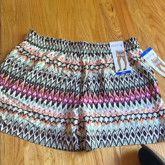 Wildfox Pink and Black Shorts - Picture 2 of 3